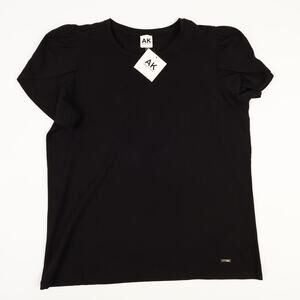 NWT Anne Klien Womens Large Knits Shirt Split Cap Sleeves